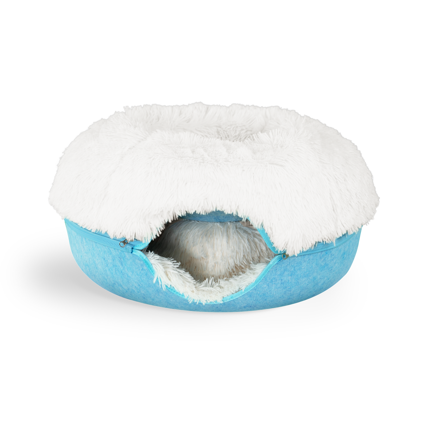 FluffLounge™ – The Cozy All-In-One Cat Cave