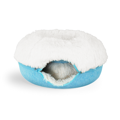 FluffLounge™ – The Cozy All-In-One Cat Cave